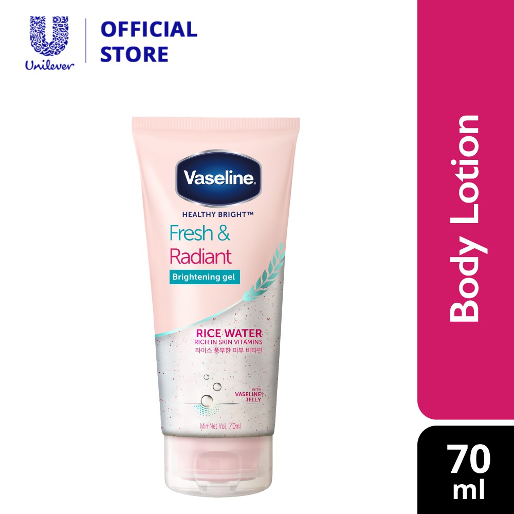 vaseline healthy white fresh & radiant whitening gel