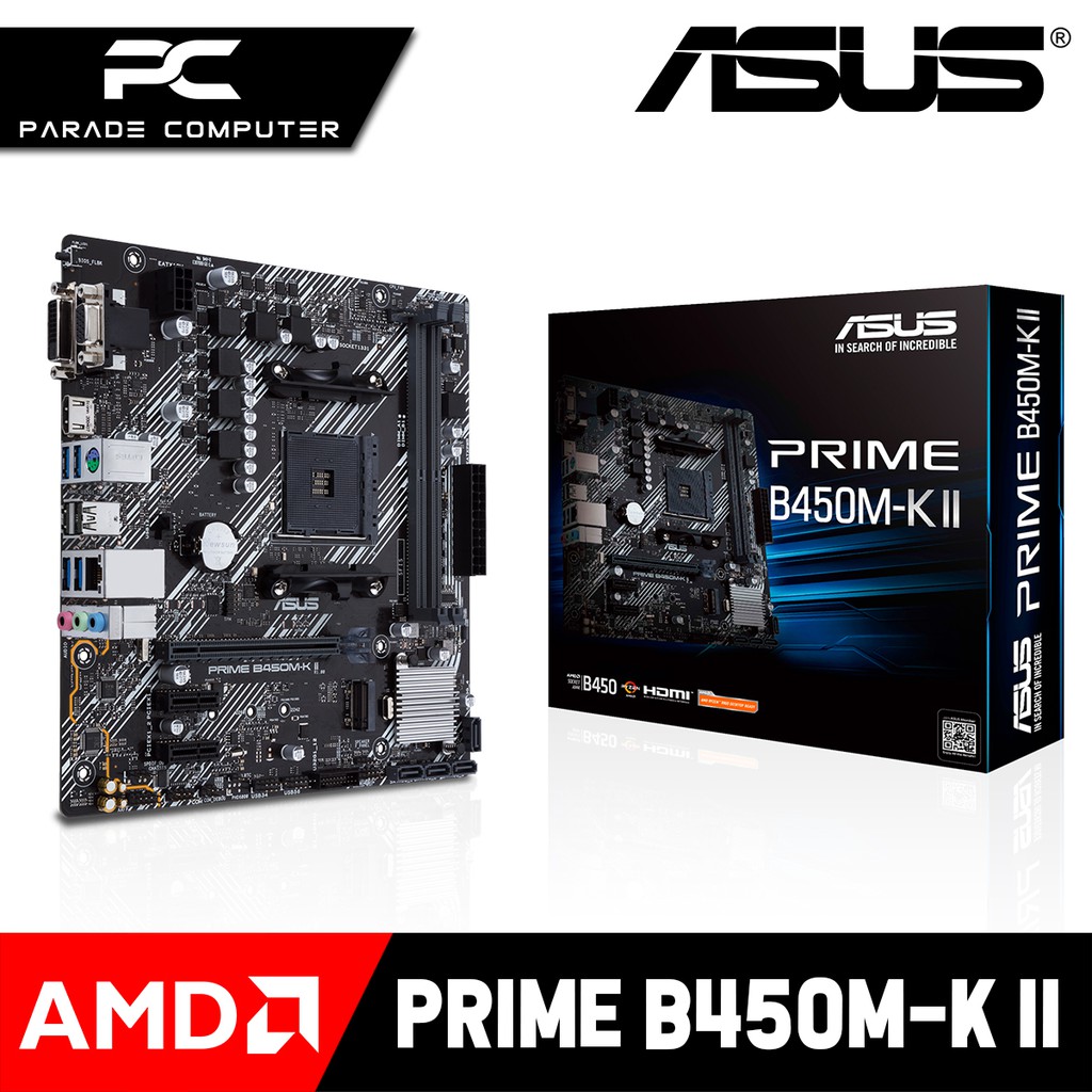 Asus prime b450m k ii обзор