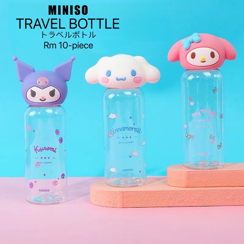Miniso Shanghai X Sanrio My Melody Kuromi Multipurpose Subbottle