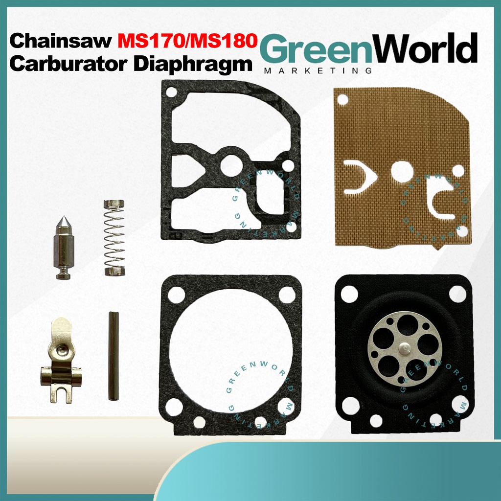 Chainsaw Diaphragm Set Stihl MS170 MS180 Carburator Diaphragm Spare
