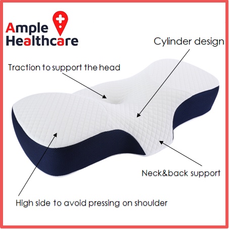 Treatment Pillow Neck Pain Shoulder Pain Better Sleep Quality Memory foam Butterfly Shape Pillow Medical Grade