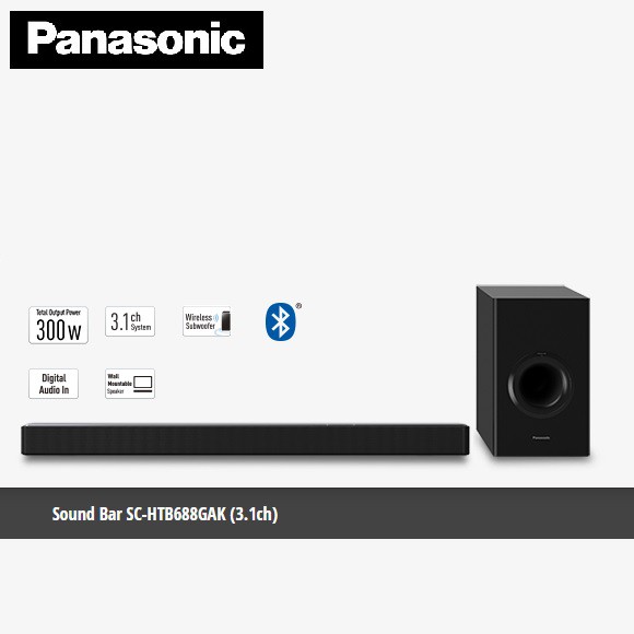 panasonic 300w sound bar