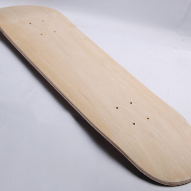 Youyijia 8 Inch Blank Double Concave Skateboards Skateboards Deck Maple Blank Double Concave Skateboards Natural Skate Deck 