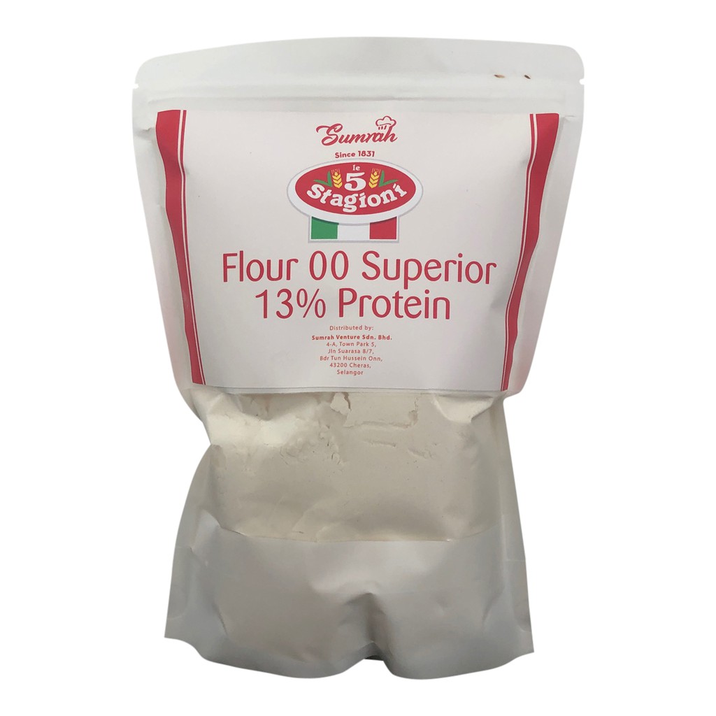 Italian Flour 00, Superior 13 Protein 1Kg (For Bread) Import From