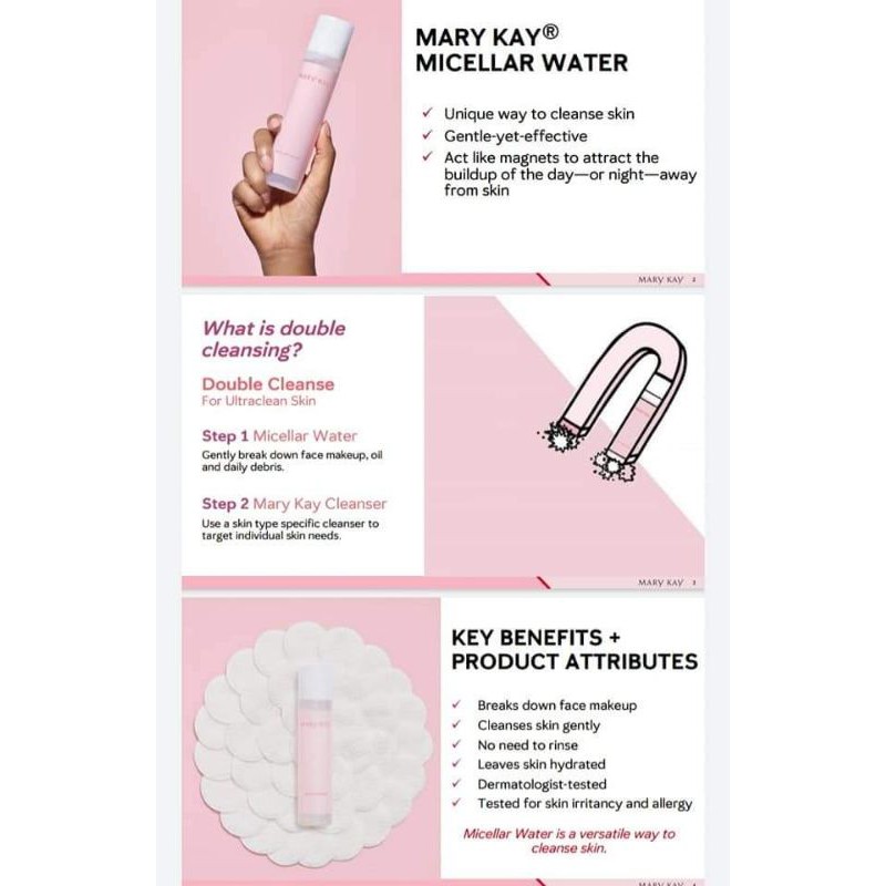 micellar water mary kay