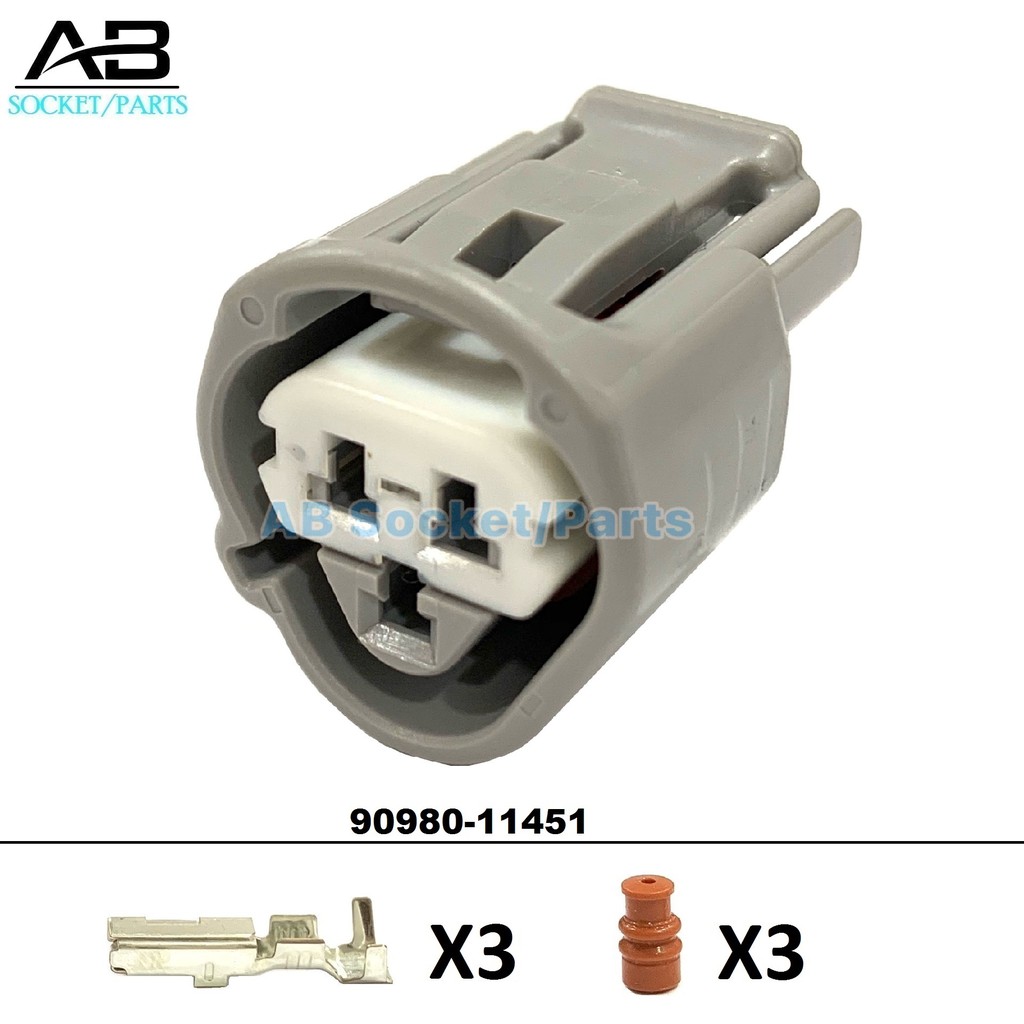 3 Pin TOYOTA VIOS NCP42 AVANZA CAMRY ACV30 89422BZ010 WATER TEMPERATURE SENSOR Socket Connector