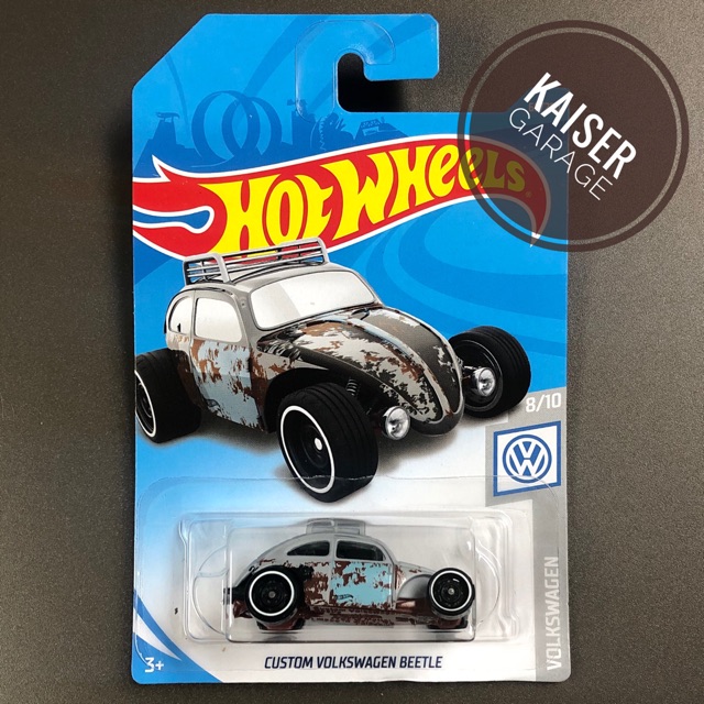 Hot Wheels : Custom Volkswagen Beetle (Grey) | Shopee Malaysia