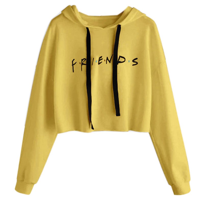 friends hoodie crop top