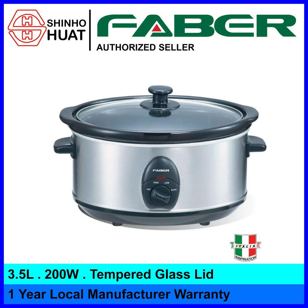Faber FSC350SS Slow Cooker ( 3.5 Litre ) Shopee Malaysia
