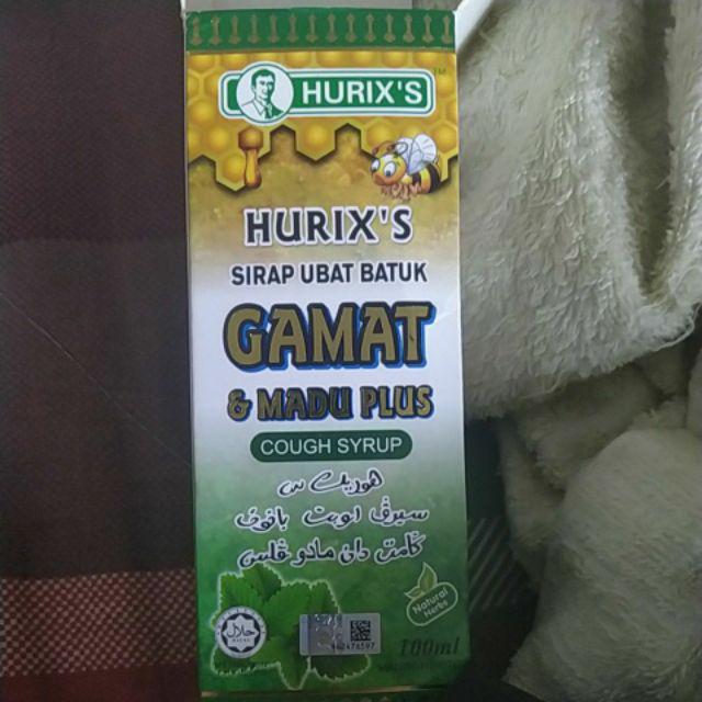 Hurix's Gamat & Madu Plus Cough Syrup -60ML/100ML/180ml 