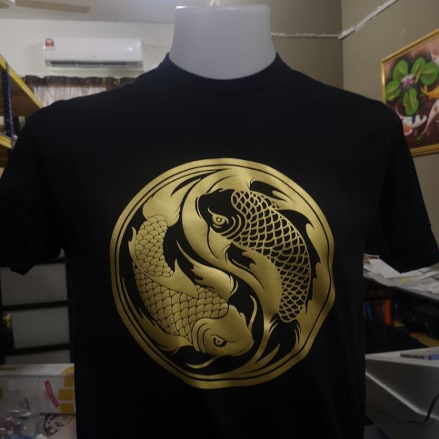 Tshirt Ikan Koi Yin Yang Shopee Malaysia
