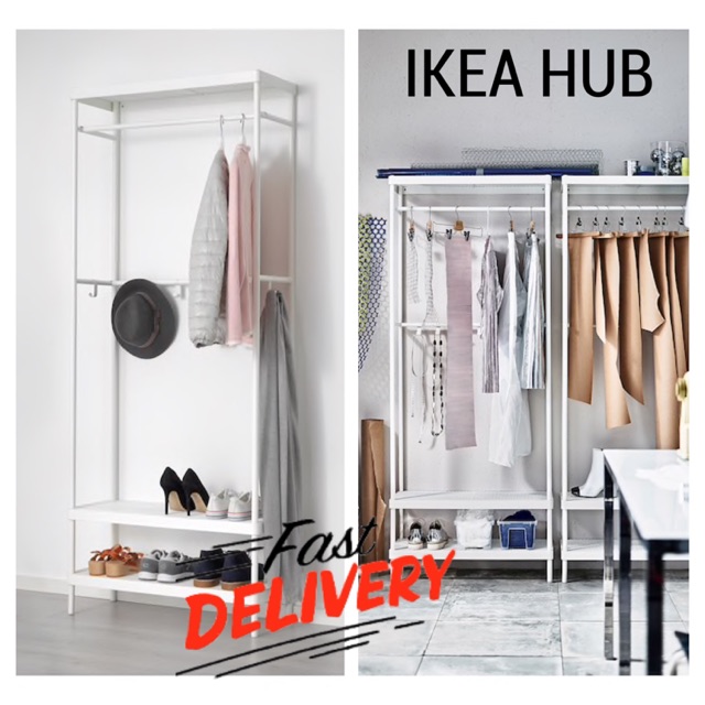 (MURAH) Open Wardrobe/Almari Terbuka MACKAPAR | Shopee ...