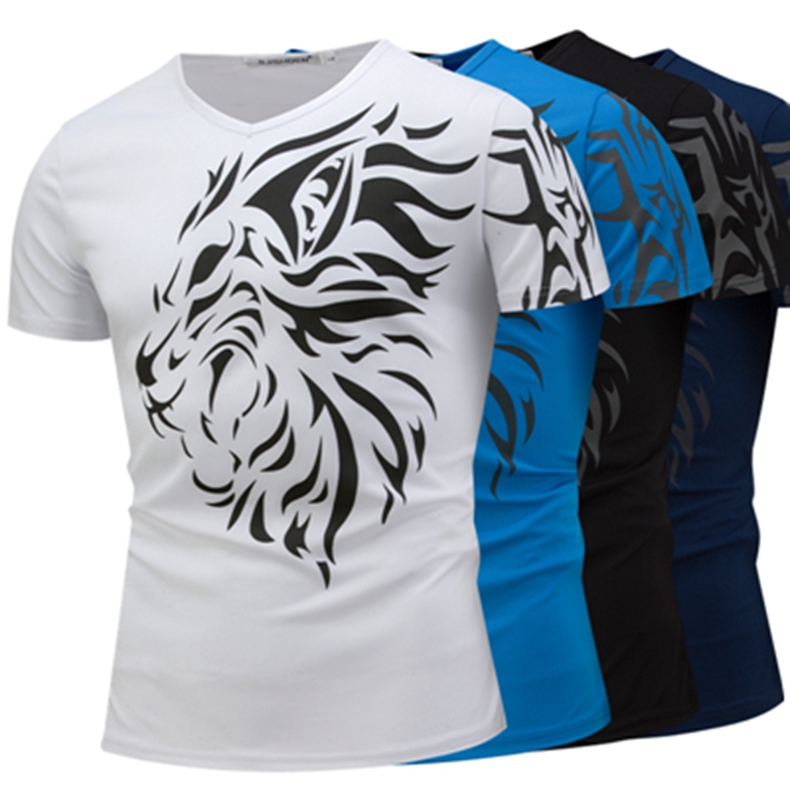 lion print t shirt