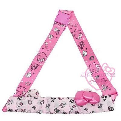 Little Princess Japanese Boutique Hello kitty Pink Full Pattern Suitcase Strap With Bag Dual-Use Luggage Cover56874709