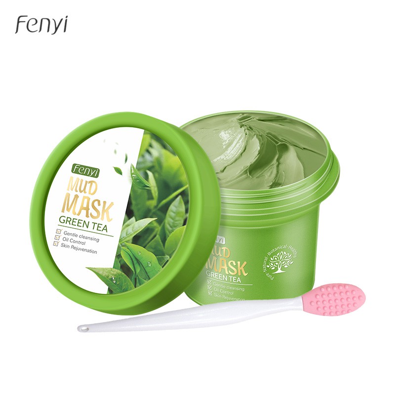 Fenyi Green Tea Mud Mask Deep Cleansing AntiAcne Remove Blackhead Oil