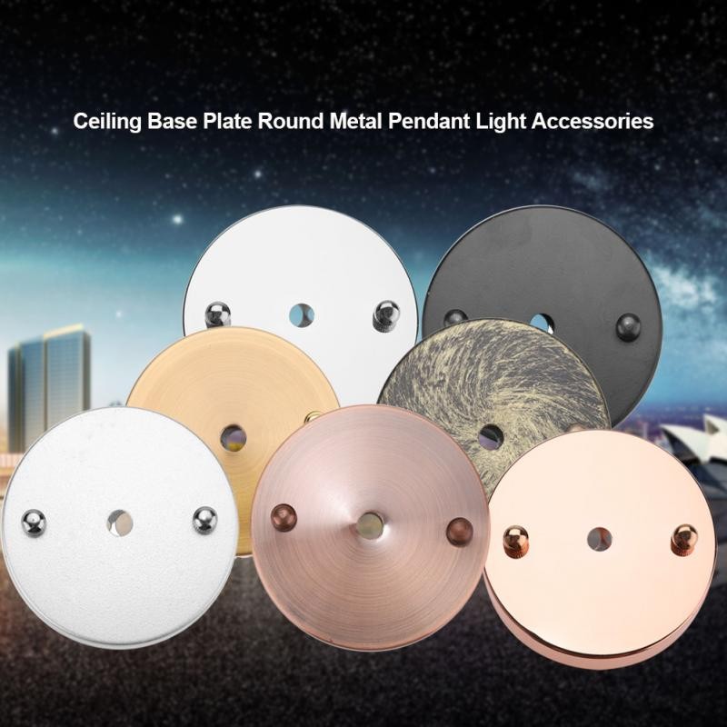 Ceiling Base Plate Round Metal Pendant Light Accessories Modern Home Decor