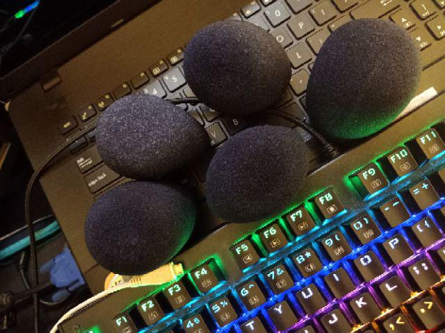 5 Pcs Black Mini Wireless Microphone Windscreen Sponge Foam Mic Windproof Sponge Cover Shopee Malaysia