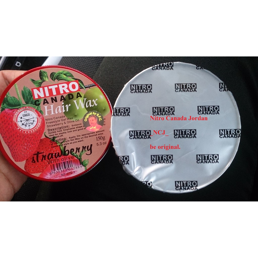 Pomade Nitro Canada Hair Wax With Olive Oil Shopee Malaysia