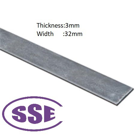 3mm Mild Steel Strip Flat Bar 267 x 19 x 3mm Thick 