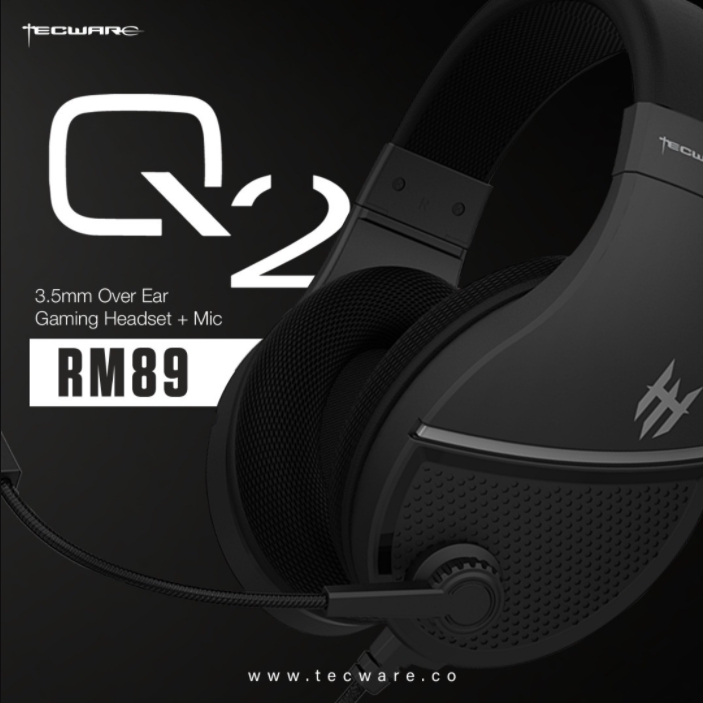  TECWARE Q2 Gaming Headset ENTRY LEVEL BEST SELLING MODEL / READY