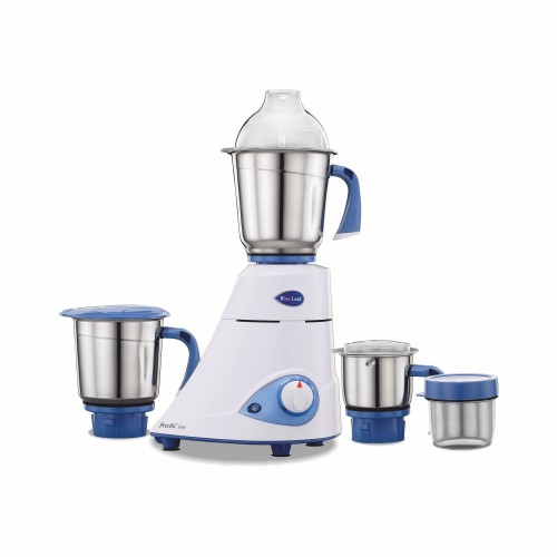 Preethi Blue Leaf Silver 600-Watt Mixer Grinder