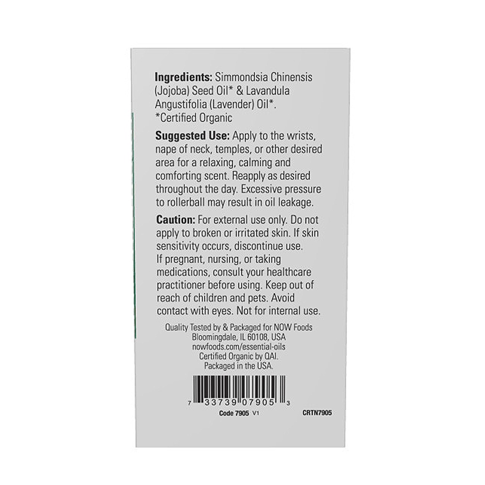 NOW Essential Oils, Lavender RollOn, (10ml) PGMall