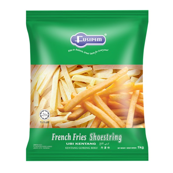 Fusipim French Fries Shoestring 1kg Kentang Goreng Rangup Shopee Malaysia