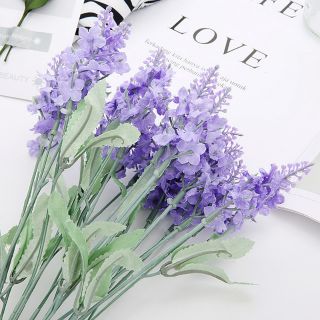 10 Heads Artificial flowers Lavender  Flower Bridal Hiasan  