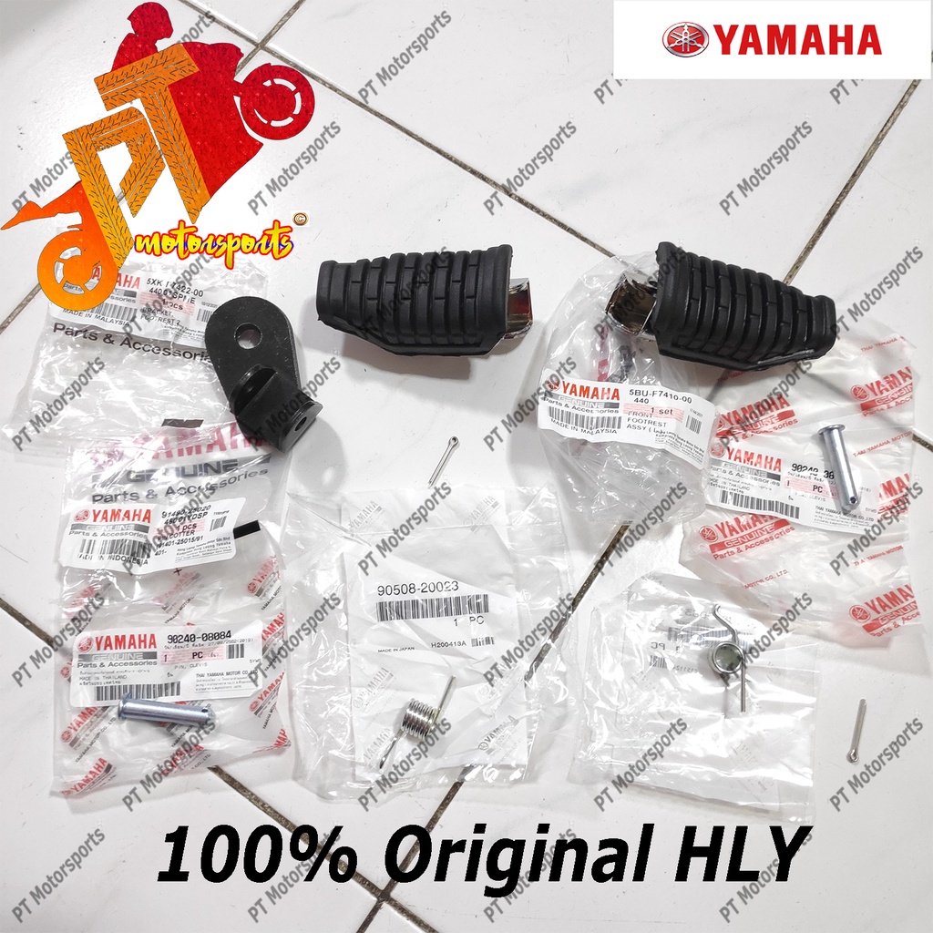 Yamaha 125ZR 125Z Front Footrest Original Complete Set HLY 100 Original Shopee Malaysia