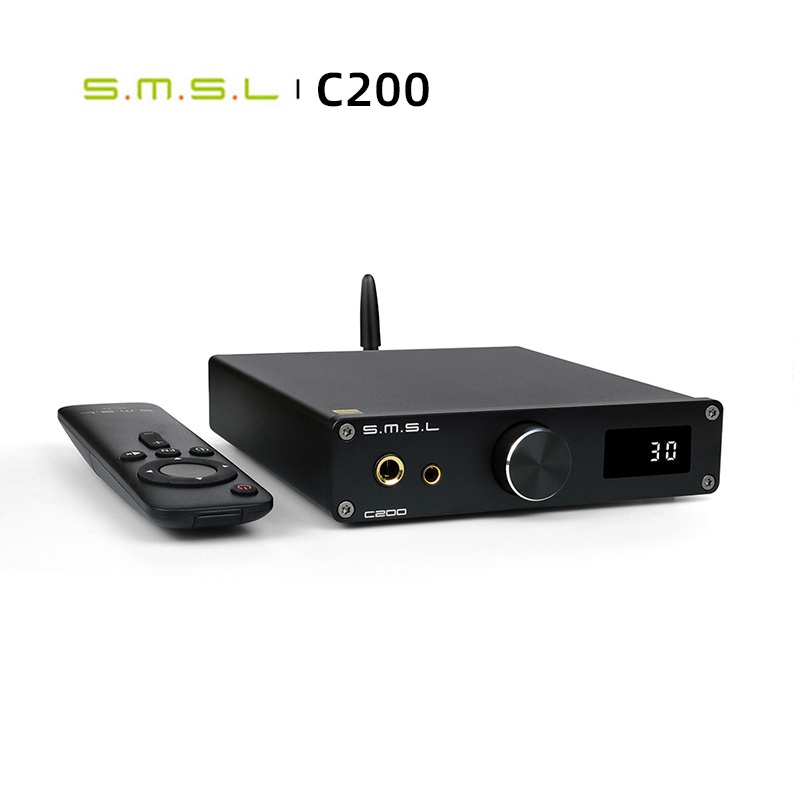 SMSL C200 ES9038Q2M DAC Headphone Amp OPA1612A*4 TRS Balanced 4.4mm 6.35mm Output Bluetooth 5.0 DSD512 32Bit 768KHZ for PS4 PS5