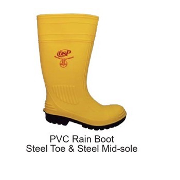 safety rubber boots steel toe