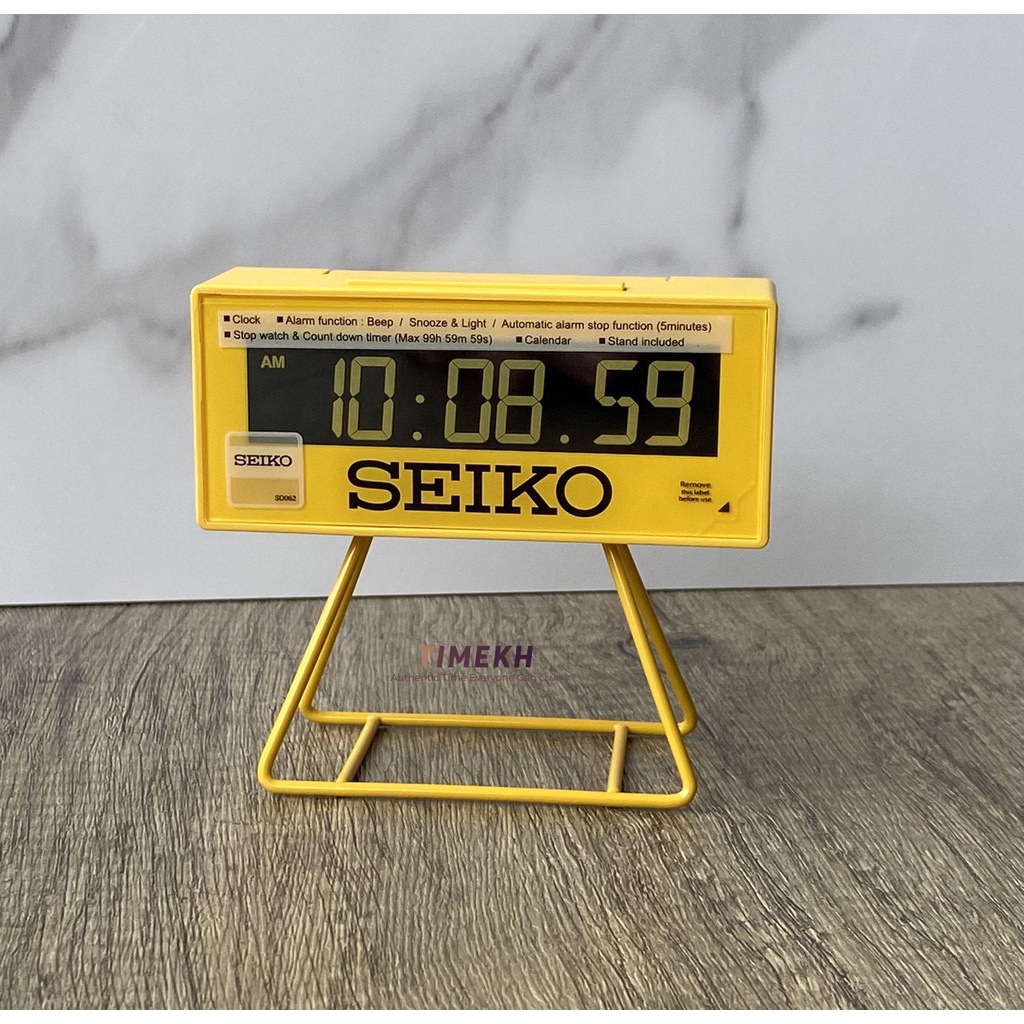 CLEARANCE ) 100% Original SEIKO Digital Clock Timer QHL062YLH | Shopee  Malaysia