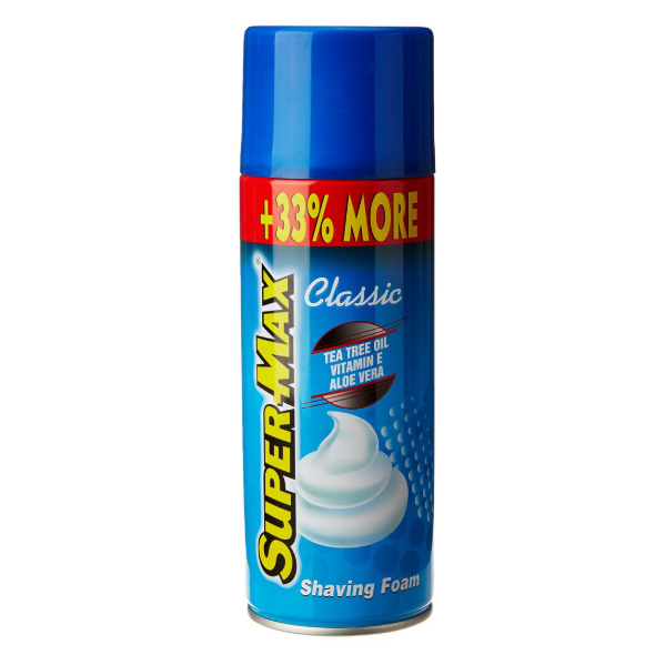 Supermax Shaving Foam Classic (400ml) | Shopee Malaysia