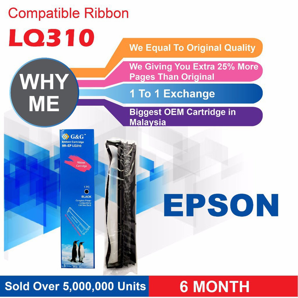 Buy Ink Cartridge Airway Bill Printer Ink Printer Epson Lq 310 Ribbon For Printer Models Epson Lq 310 Dot Matrix Printer Seetracker Malaysia