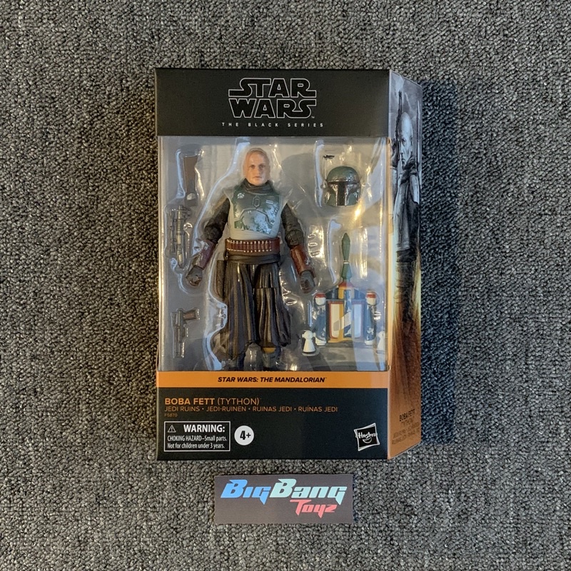 Hasbro Star Wars Black Series Boba Fett (Tython Jedi Ruins) Deluxe In ...