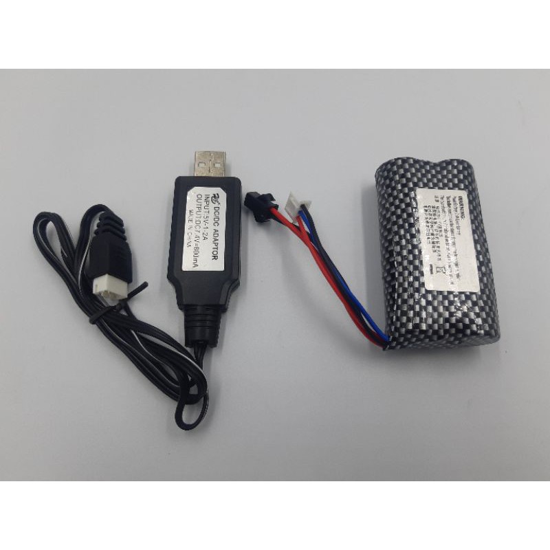7.4V 2000mAh Li-ion Battery 18650 RECHARABLE for TURBO RC DRIFT CAR Battery And Charger For RC toys boat Cars.