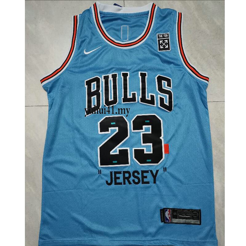 bulls jersey blue