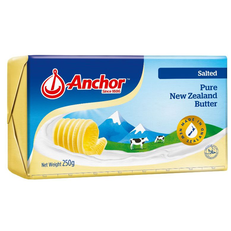 Anchor Salted Butter Pat (250g) Shopee Malaysia