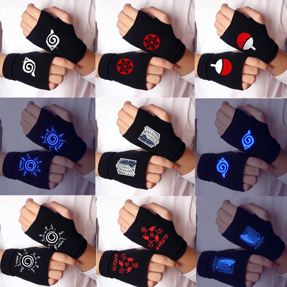 Details about  / Anime SCP Foundation Half Finger Keyboard Gloves Fingerless Gloves Warm Unisex