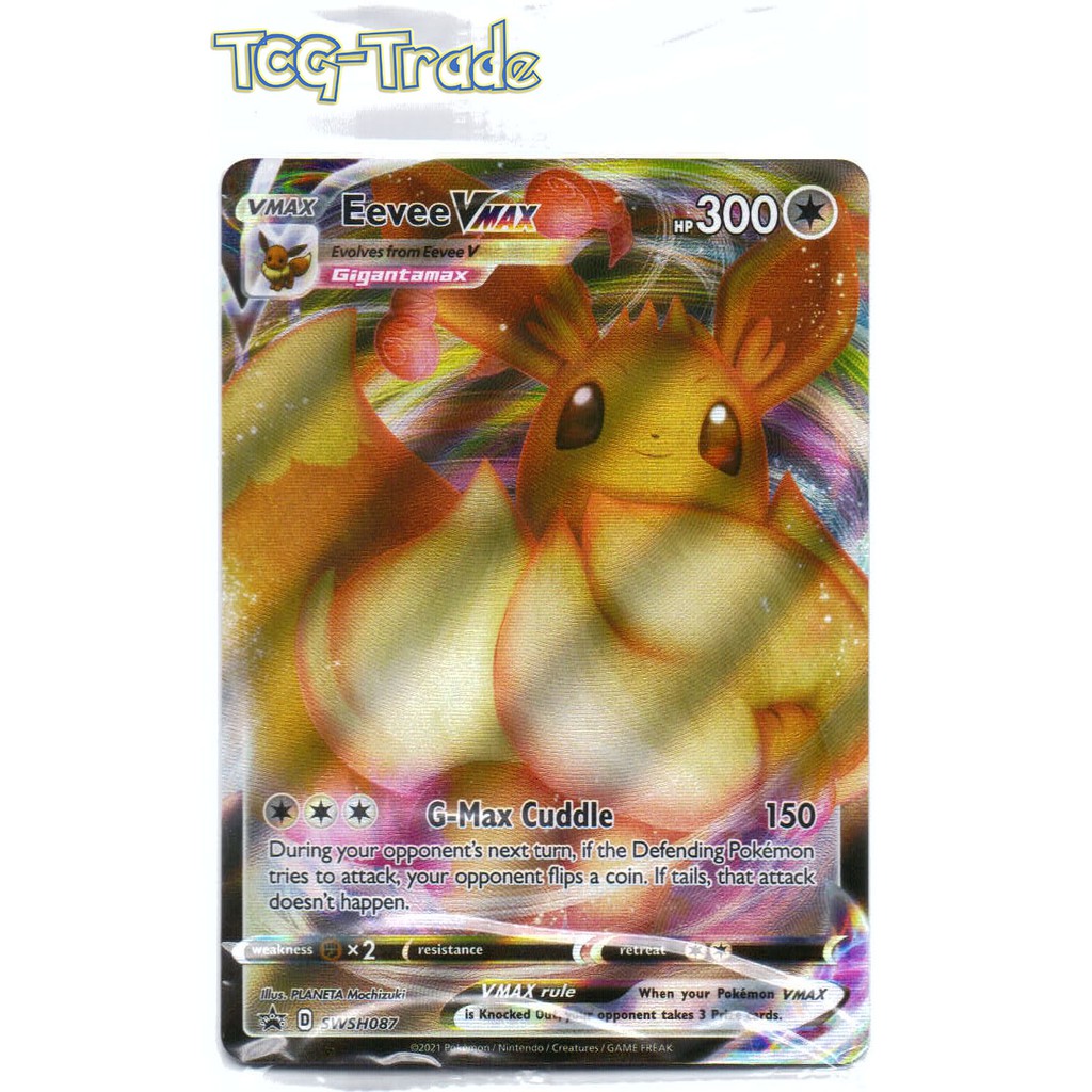 [Pokemon TCG Singles] Promo Card - SWSH087 Eevee VMAX (SEALED) - VMAX ...