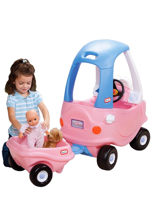 little tikes princess cozy coupe trailer