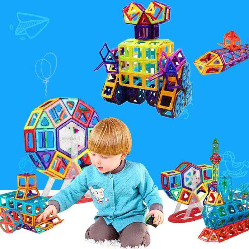 Magnetic Building Blocks Construction Children Toys Educational Block ...