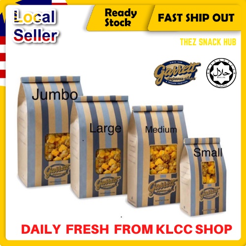 Garrett Popcorn Fresh from KLCC Delivery within 24 hours Halal and