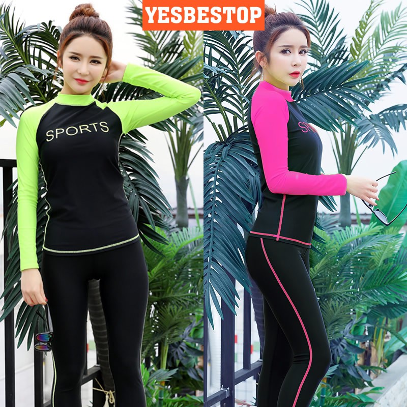 ReadyStock Korean  Women Lady Baju  Renang Swimming Diving 