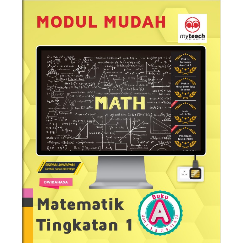 Buy [EHUBZ] MODUL MUDAH MATEMATIK (BUKU A + BUKU B) TINGKATAN 1,2,3