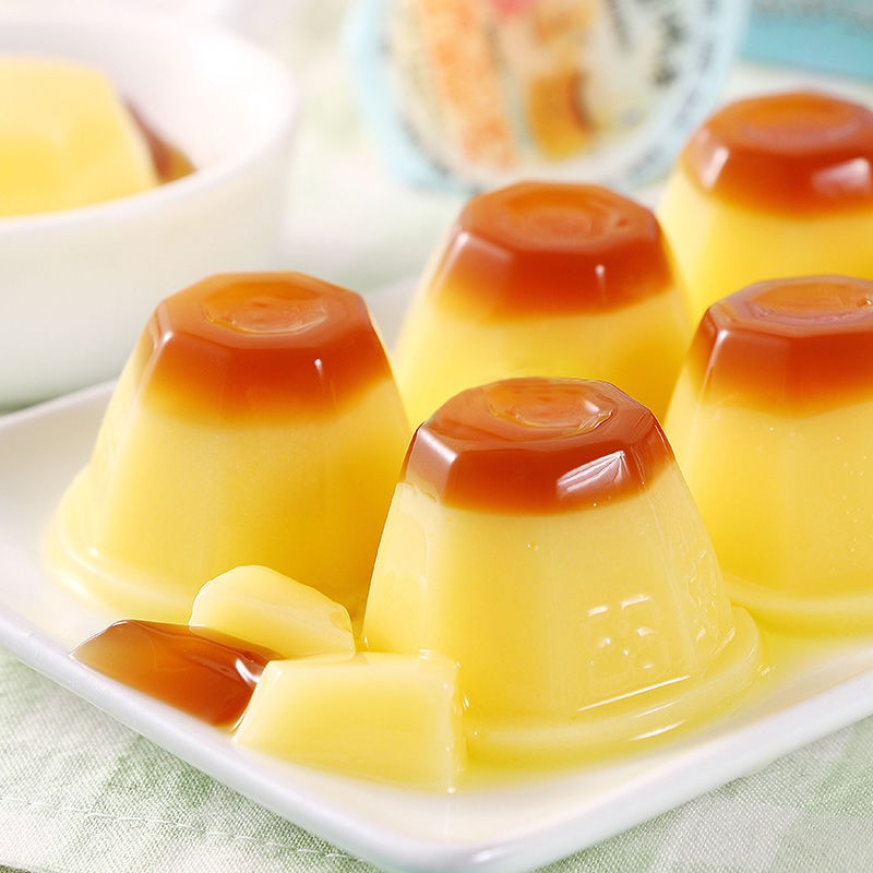 Taiwan New Qiaofeng Pudding Jelly 166g Box Egg Ice Cream Mango Flavor Leisure Children Zero Food Shopee Malaysia