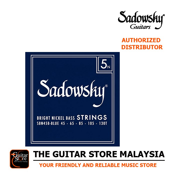 Sadowsky Bass Strings SBN45B Blue (5 Strings 45-130T) | Shopee Malaysia
