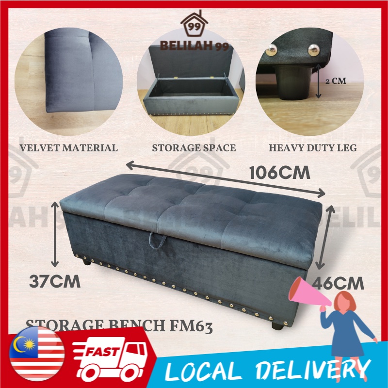 Belilah Large Storage Bench Stool / Bench Chair /Long Stool Bench Chair