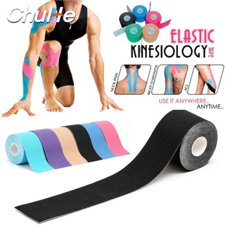 CHUHE 3size/11color Kinesiology Sport Elastic Tape strapping tape Physio Strapping Muscle Tape Pain Care 5cm x 5m/ 2.5cm x5m/7.5cmx5m