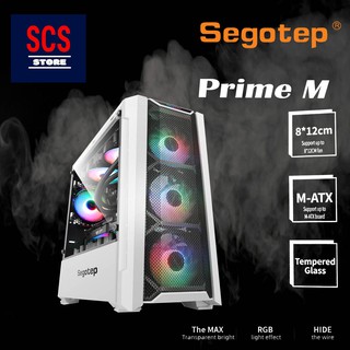 SEGOTEP Prime M Gaming Casing With 3 ARGB Fan | Shopee Malaysia